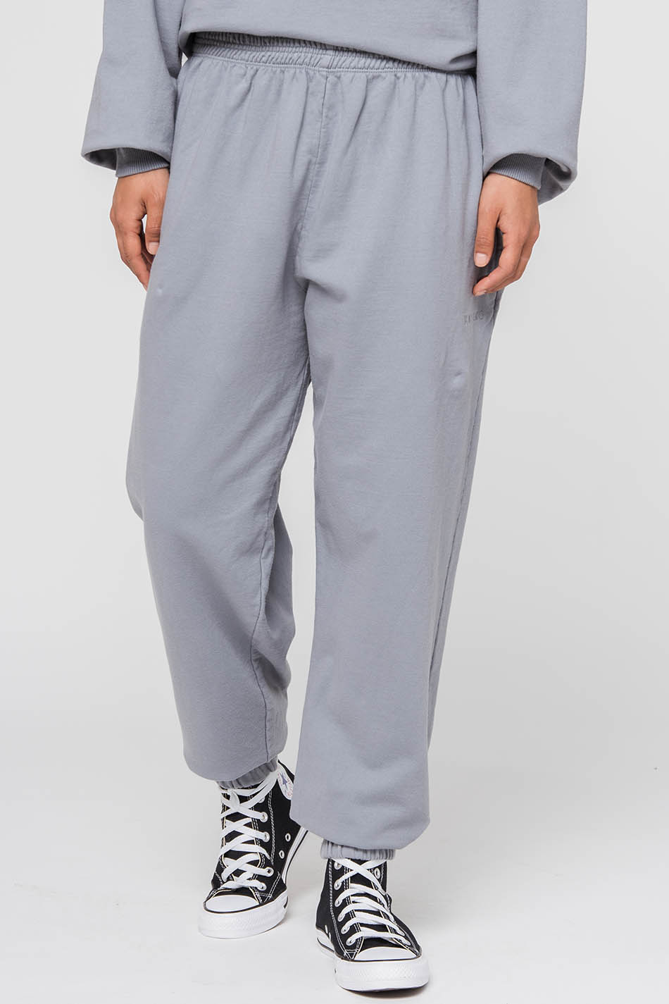 Washed Detroit Jogger-Hose Blau