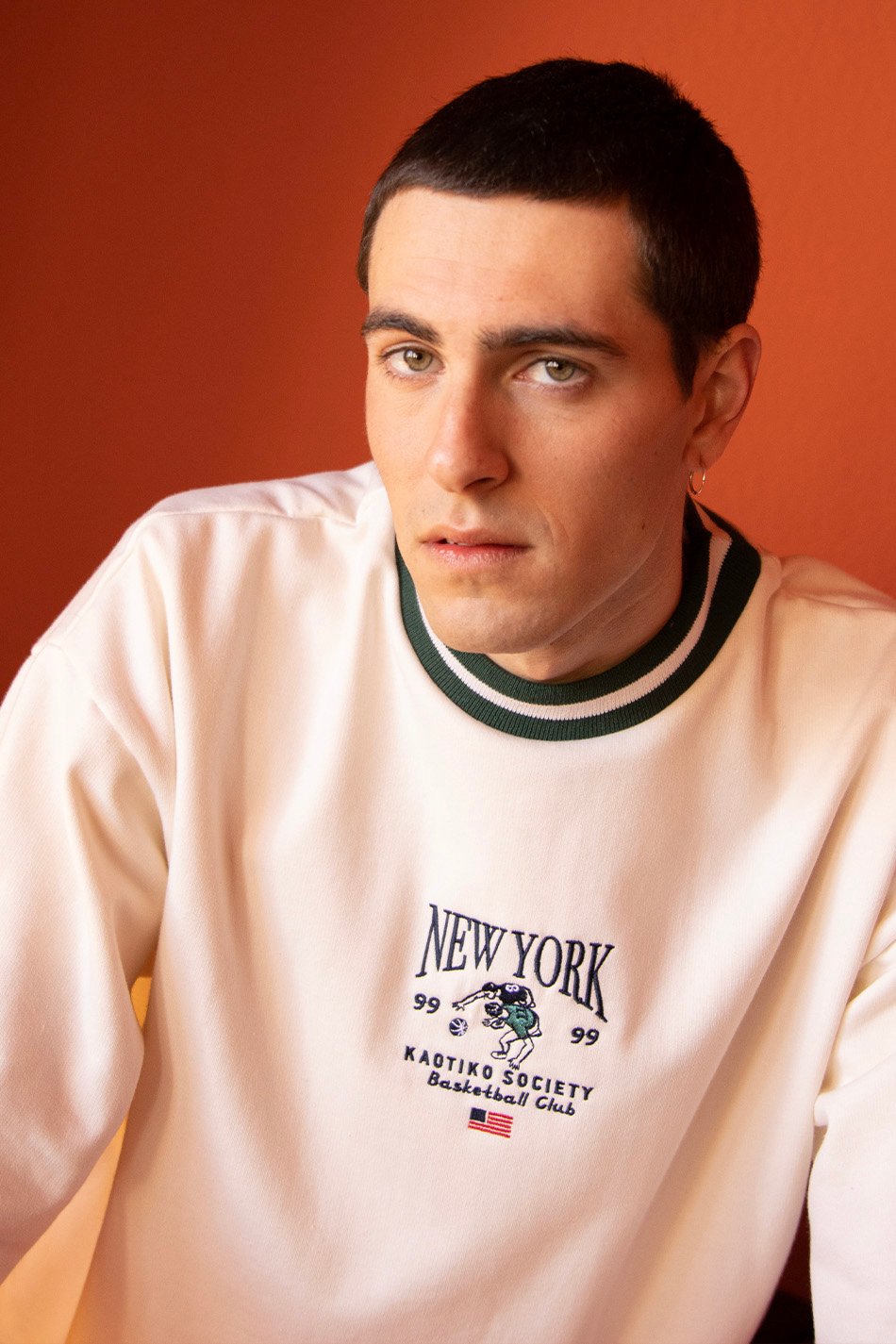 New York Basketball Ivory Sweatshirt