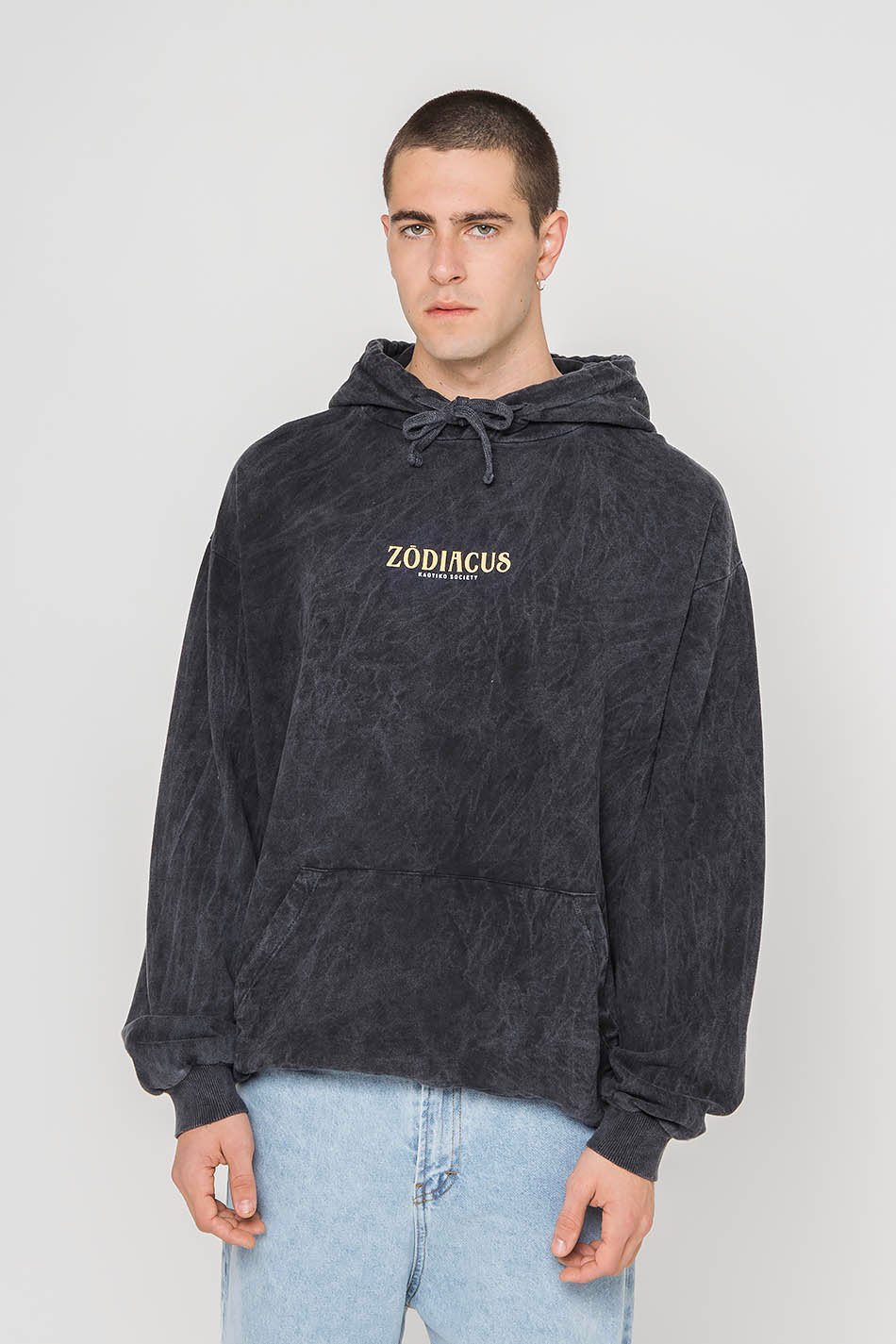 Washed Zodiacus Black Sweatshirt