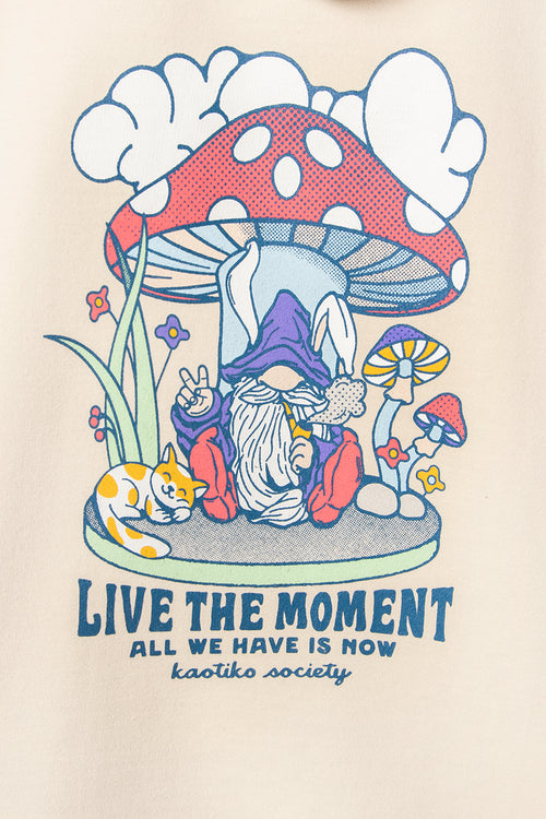 Live The Moment Bone Sweatshirt