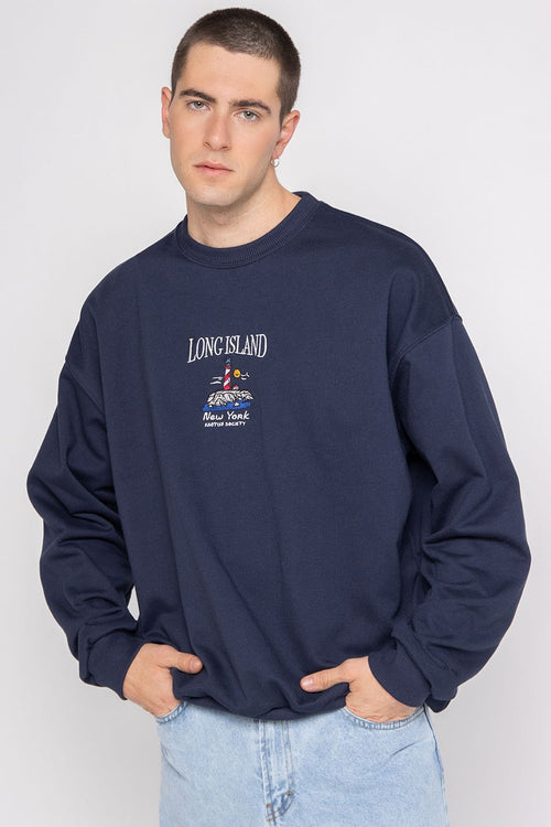 Navy Lighthouse Sweatshirt