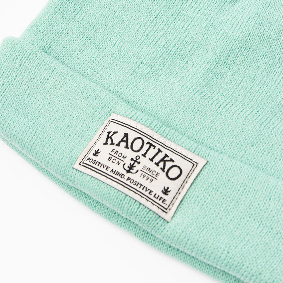 Kaotiko Pastell-Mint-Anker-Mütze