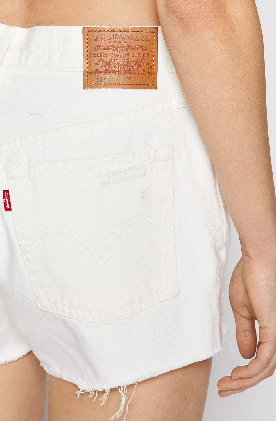 Short Levi's 501 Blanc