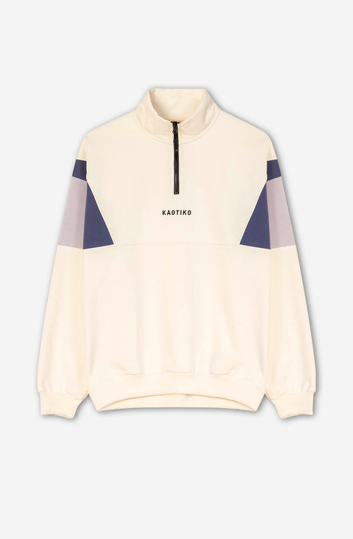 Sweatshirt Arthur Elfenbein/ Traube/ Mauve