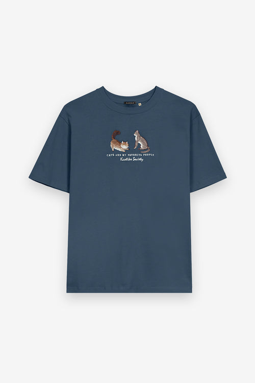 T-shirt Cats Bleu Marine