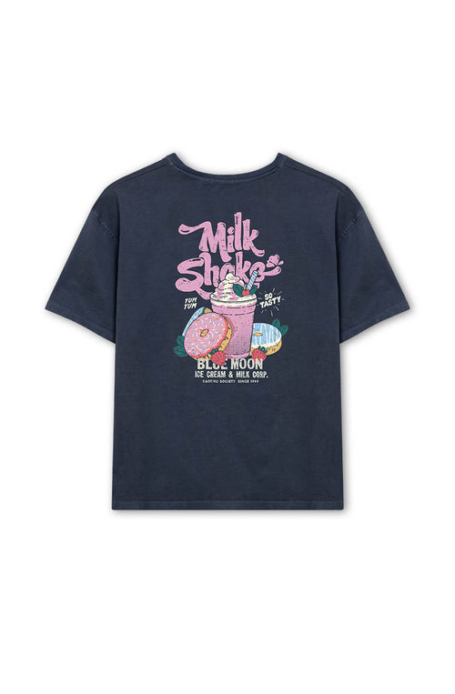 Shirt Washed Milkshake Navy