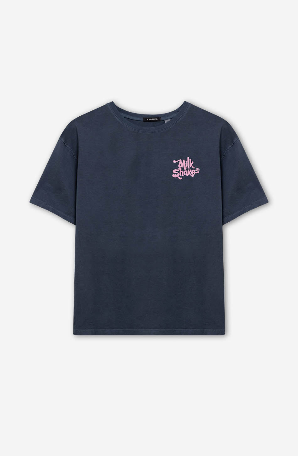 Tee-shirt Washed Milkshake Navy