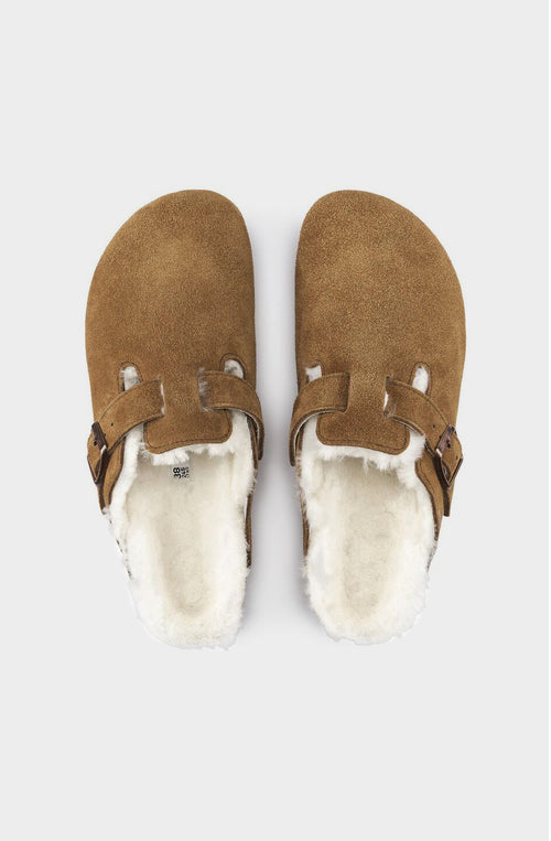 Birkenstock Boston Suede Leather Mink