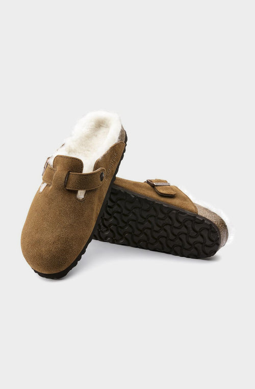 Birkenstock Boston Suede Leather Mink