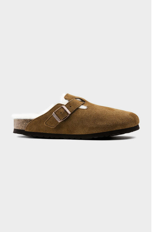 Birkenstock Boston Suède Cuir Vison