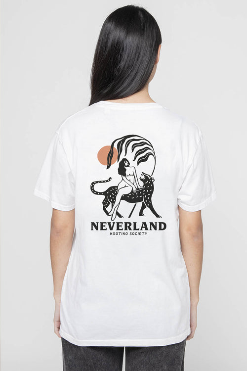 Washed Neverland White T-Shirt