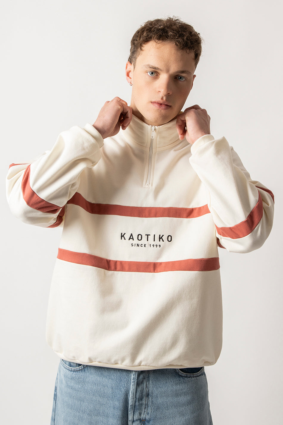 Sweatshirt Berwin Ivory / Cresent