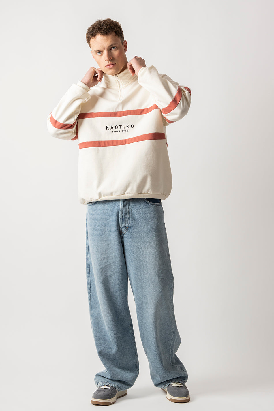 Sweatshirt Berwin Ivory / Cresent