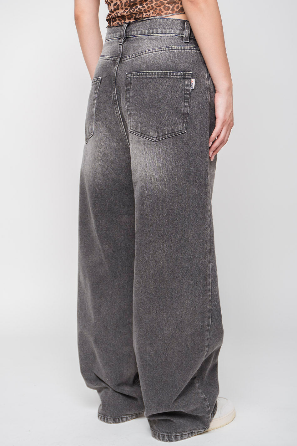 Pantalon Losse Baggy Denim Black