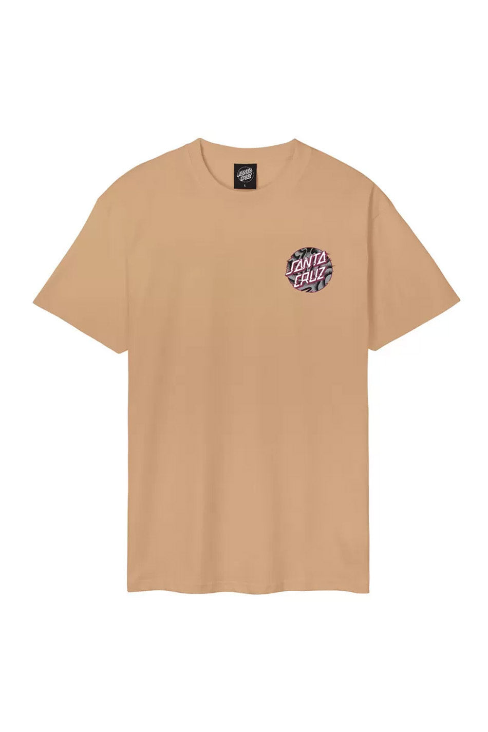 Santa Cruz Vivid Slick Dot Taupe T-Shirt