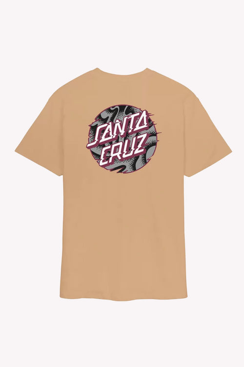 T-shirt Santa Cruz Vivid Slick Dot Taupe