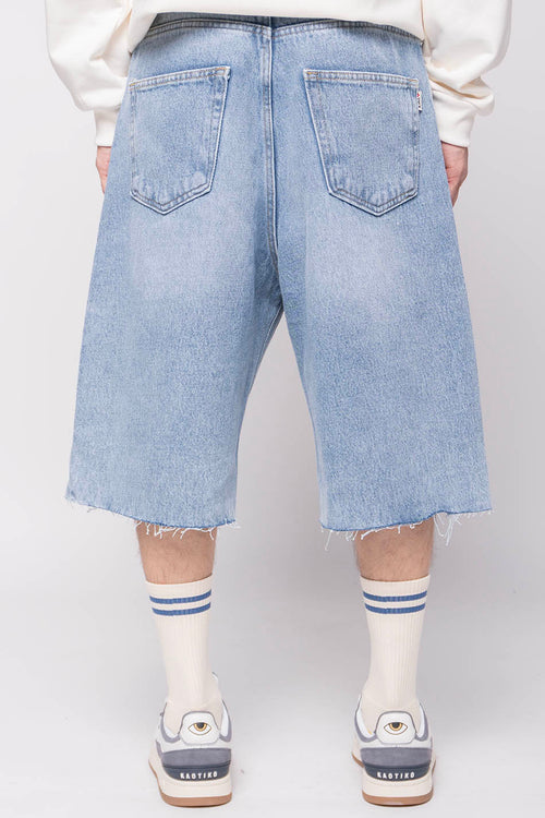 Lockere Baggy Denim Bermuda Shorts