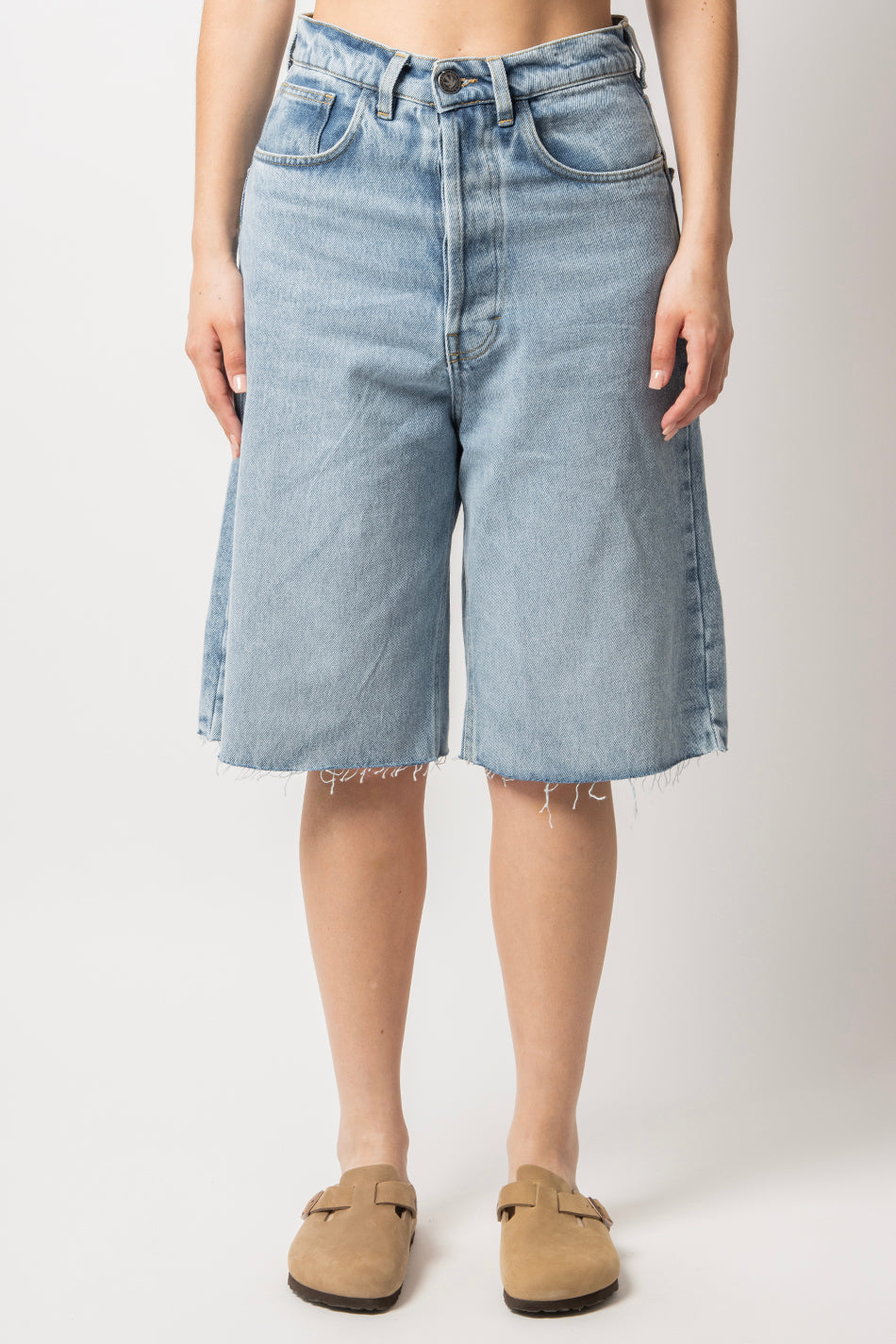 Lockere Baggy Denim Bermuda Shorts