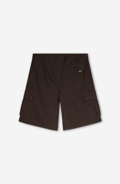 Bermuda Cargo Wide Leg Braun Hell