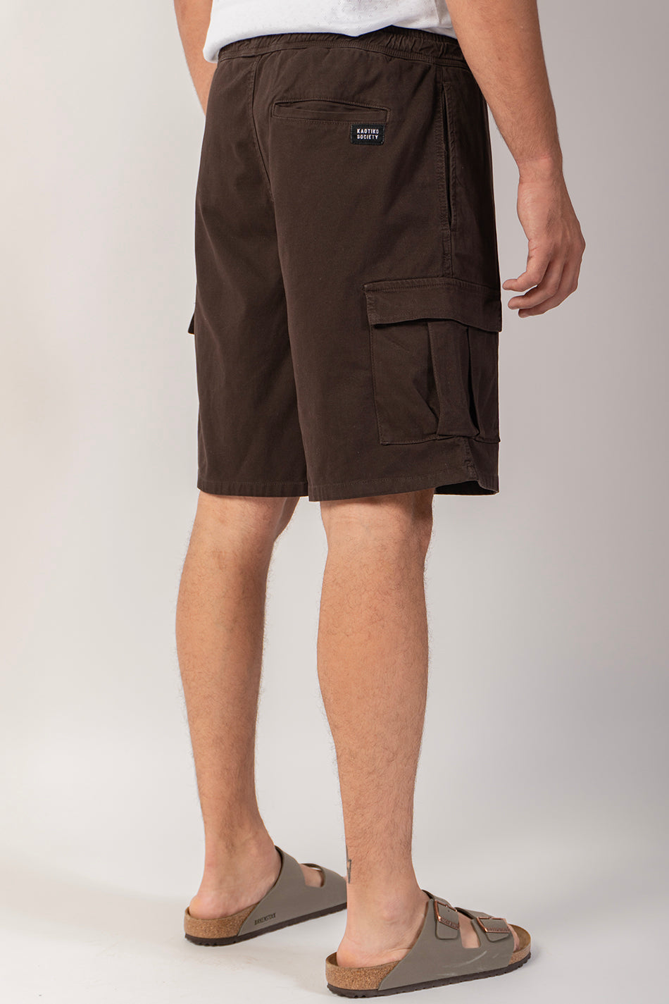 Bermuda Cargo Wide Leg Brown Light