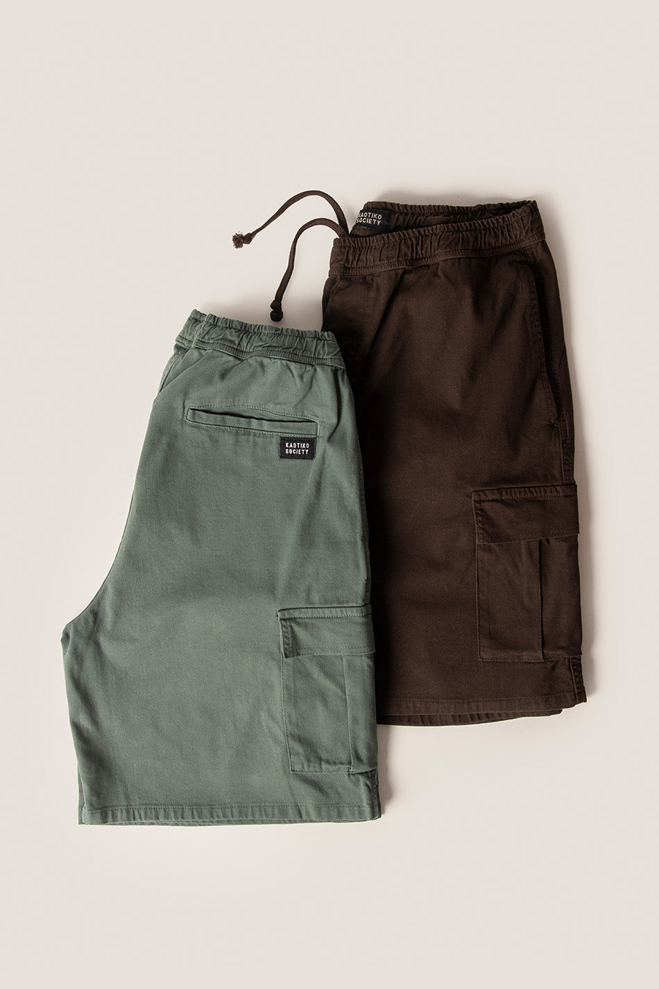 Bermuda Cargo Wide Leg Palid Green