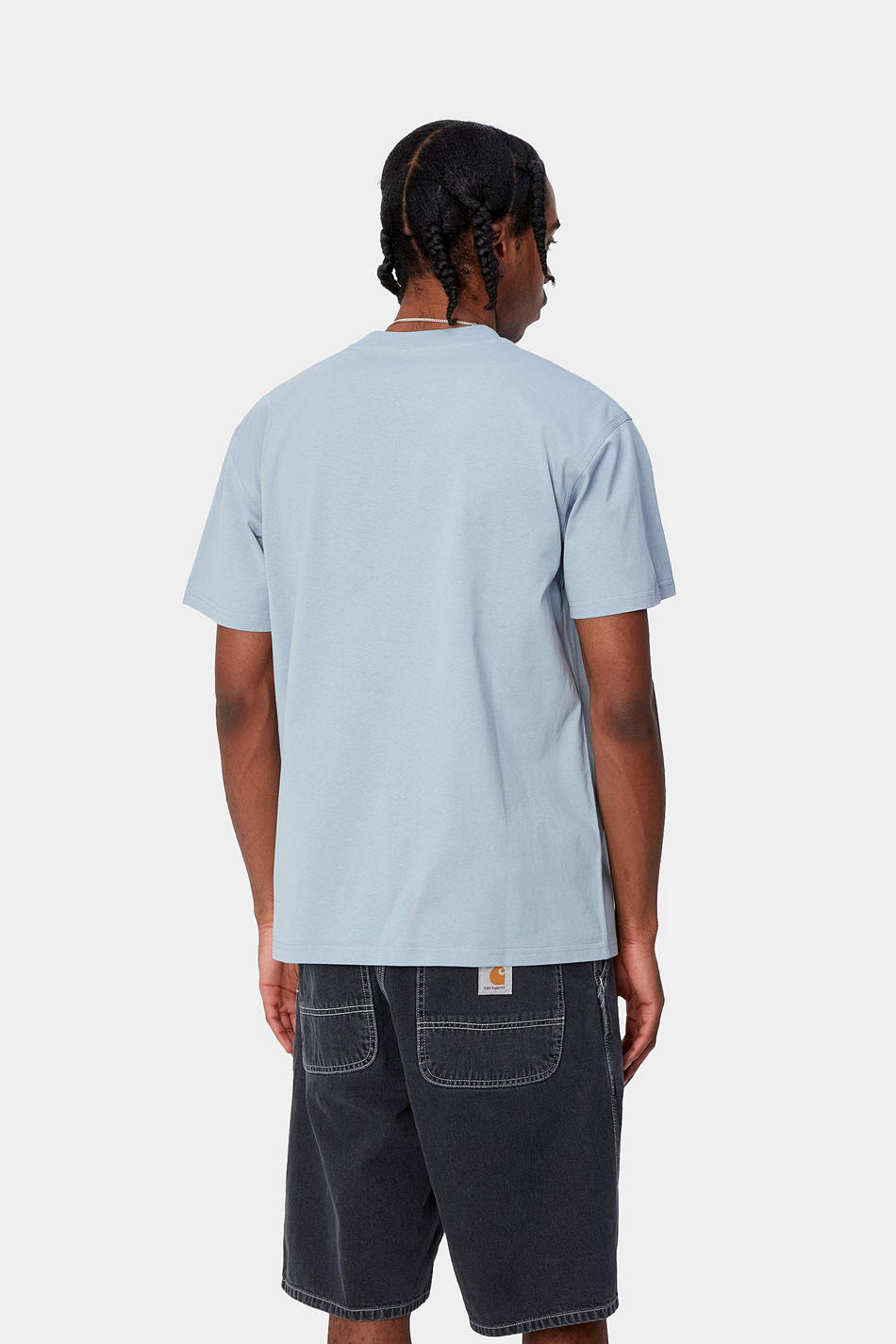 Carhartt WIP American Script Frosted Blue T-Shirt