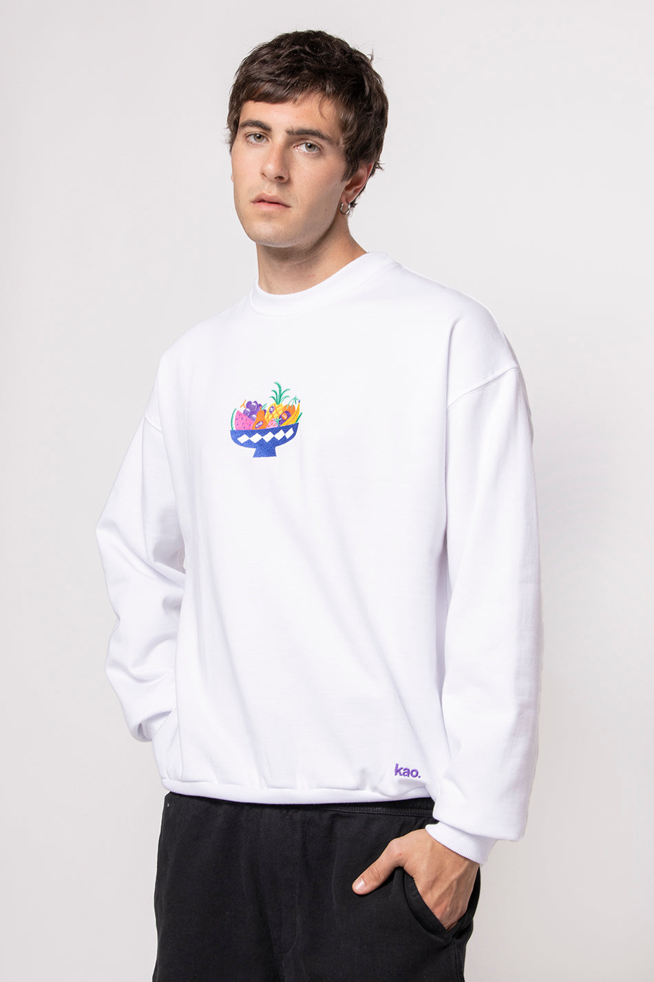 Fruiterer Weißes Sweatshirt