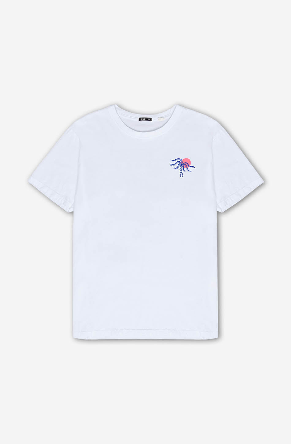 T-Shirt Washed Serving Good White