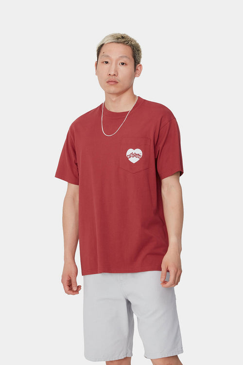 Carhartt WIP Amour Pocket T-Shirt Toscane / Blanc