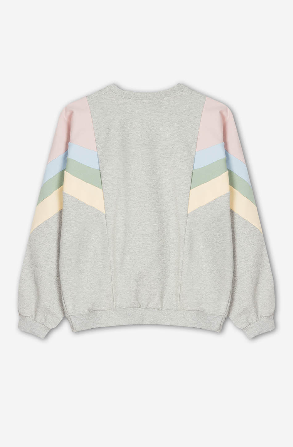 Ginger Sweatshirt in Grau/Rosa/Himmelblau