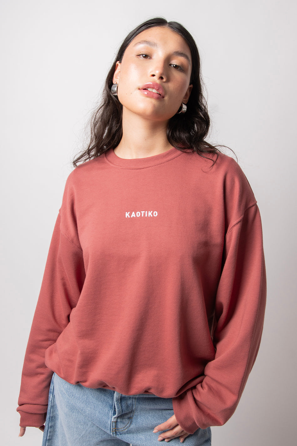 Bruna Burgunderrotes Sweatshirt