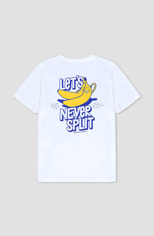 T-shirt Banane Lavée Blanc