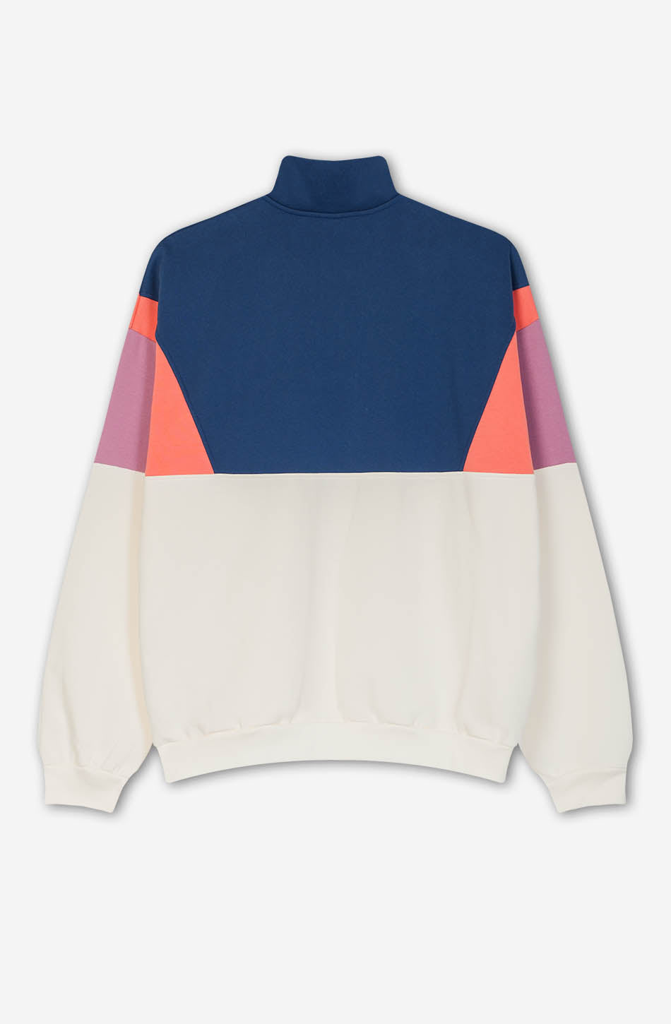 Arthur Sweatshirt in Marineblau/Elfenbein/Orchidee