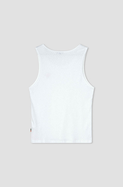 Weißes Tank-Herz-T-Shirt