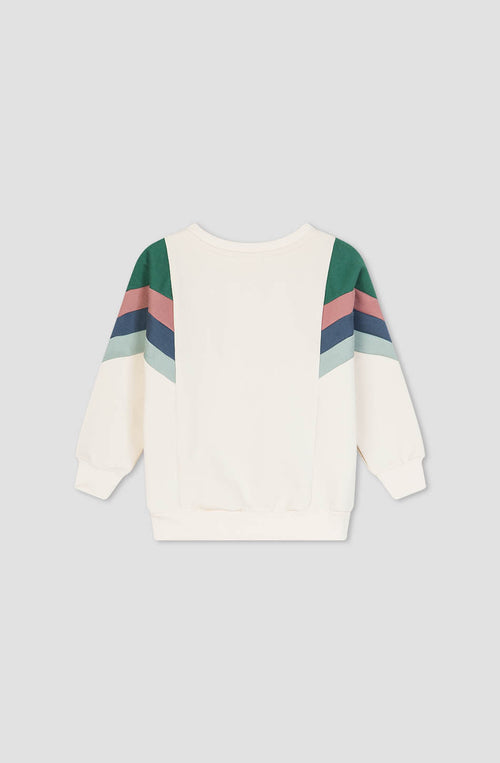 Seattle Bone/Grünes Sweatshirt