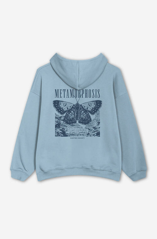 Sweatshirt bleu délavé Metamorphosis Fly