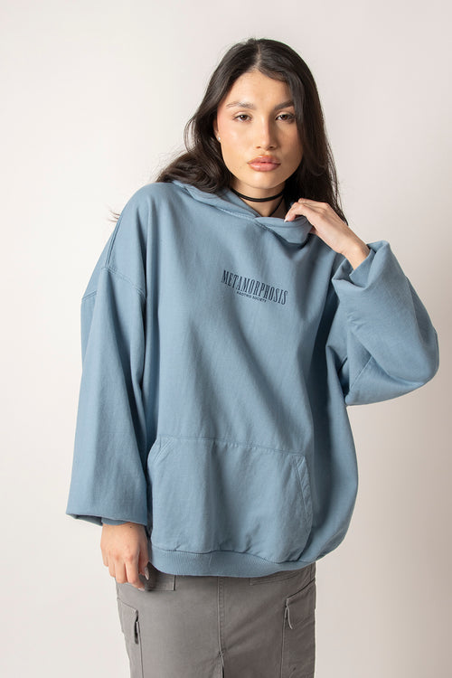 Verwaschenes Metamorphosis Blue Fly Sweatshirt