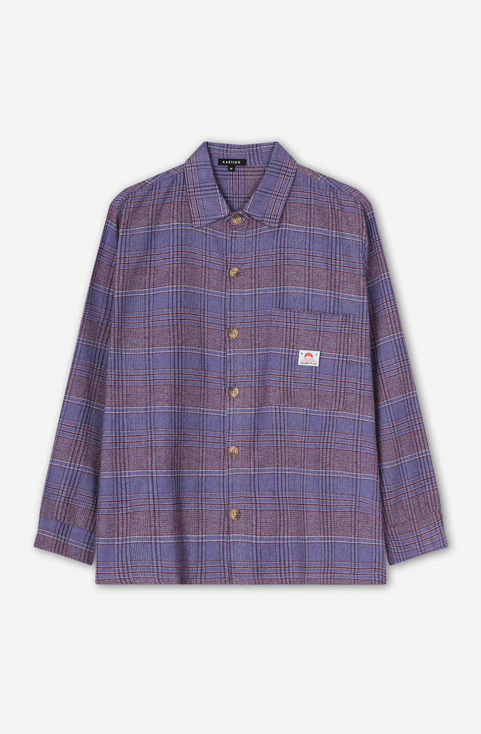 Chemise à carreaux Liverpool Lilas