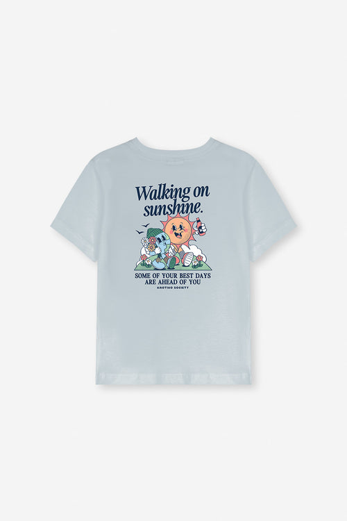 Walking On Sunshine“-Zement-T-Shirt