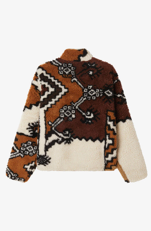 Obey Moroccan Rug Sherpa-Jacke