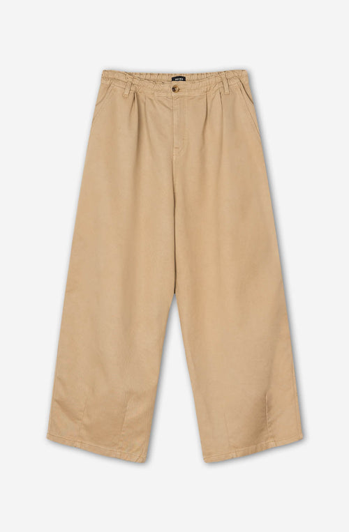 Pantalon large Dandy Camel