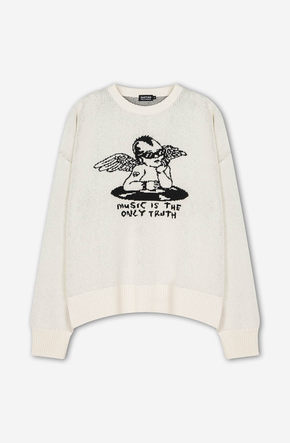 Angel Punk Elfenbeinpullover