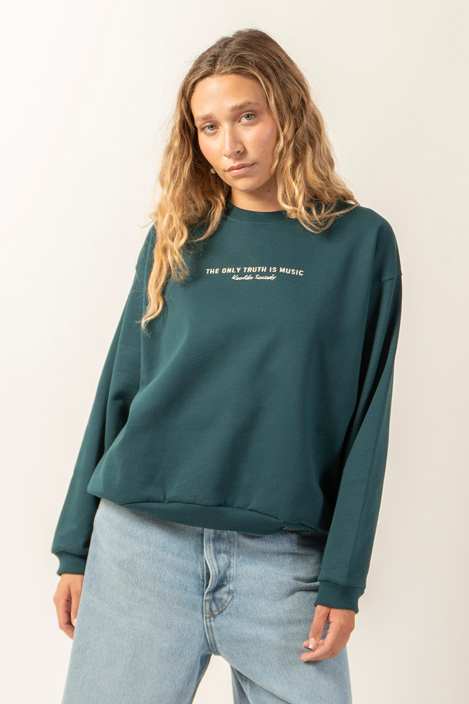 Die einzige Wahrheit ist Musik Salvia Sweatshirt