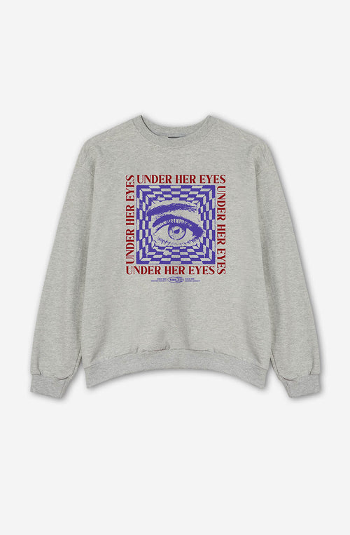 Under Her Eyes Gray Sweatshirt