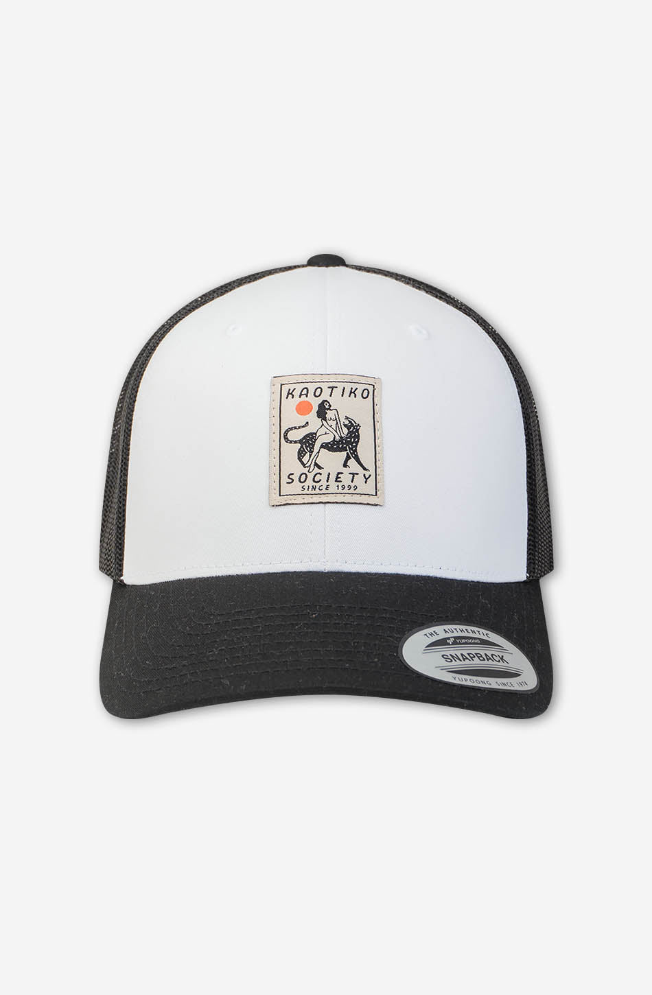 Trucker Cap Woman Tiger Black / White