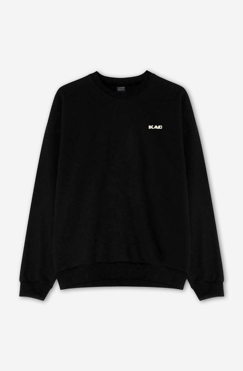 Warten auf dich schwarzes Sweatshirt