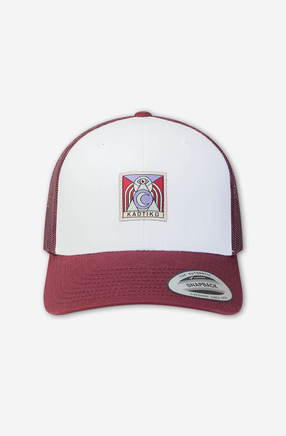 Gorra Trucker Moon Maroon / White