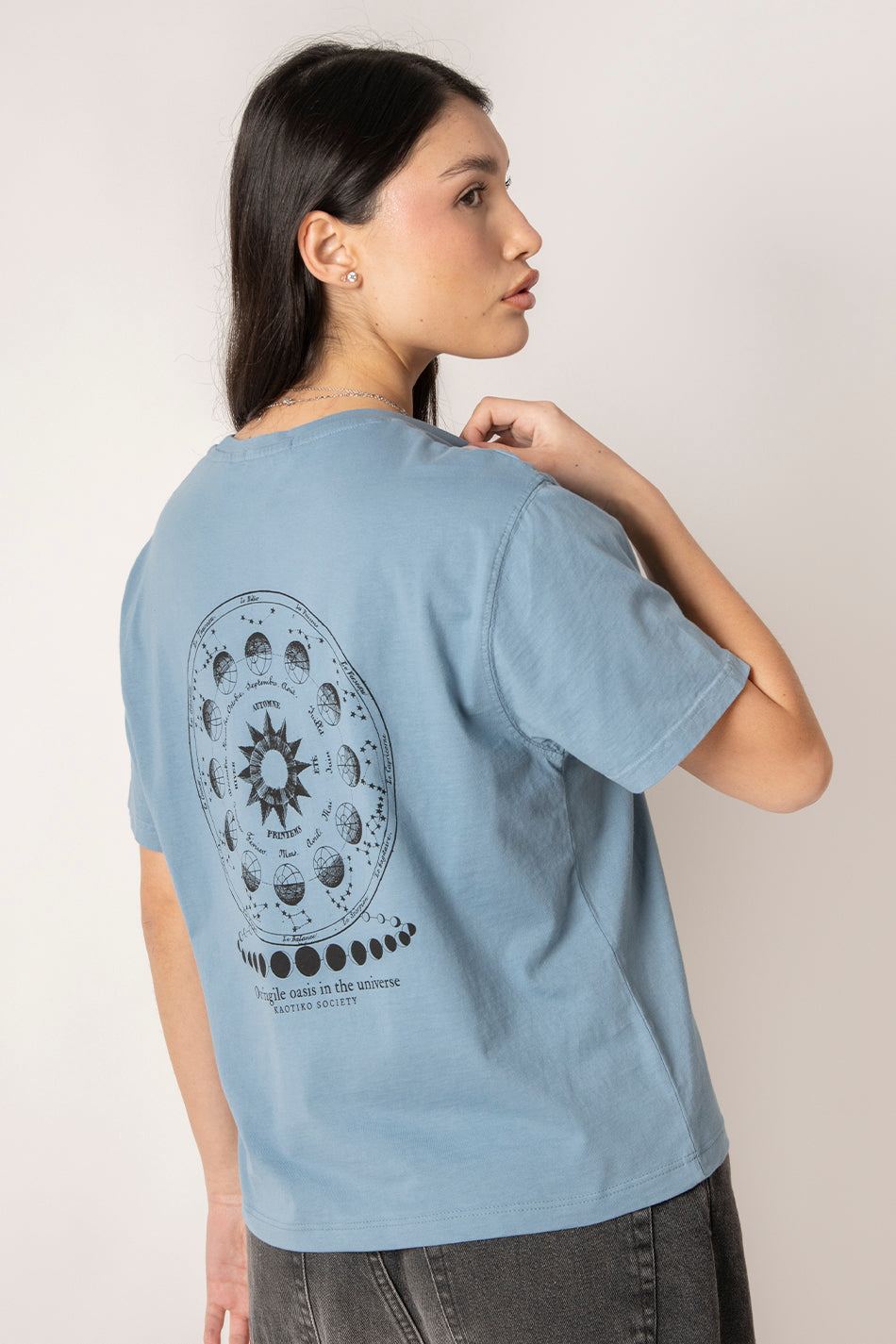 Gewaschenes Oasis Bluefly T-Shirt