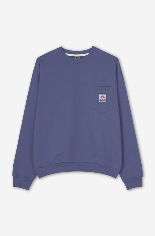 Sudadera Pocket Mushroom Society Grape