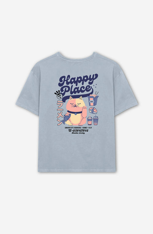 Washed Happy Place Steel T-shirt